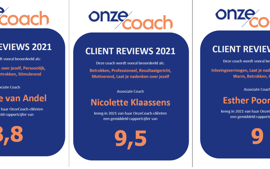 Trots op onze coaches!